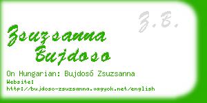 zsuzsanna bujdoso business card
